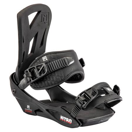 The 2025 Nitro Staxx Bindings – Black – Nitro Snowboards